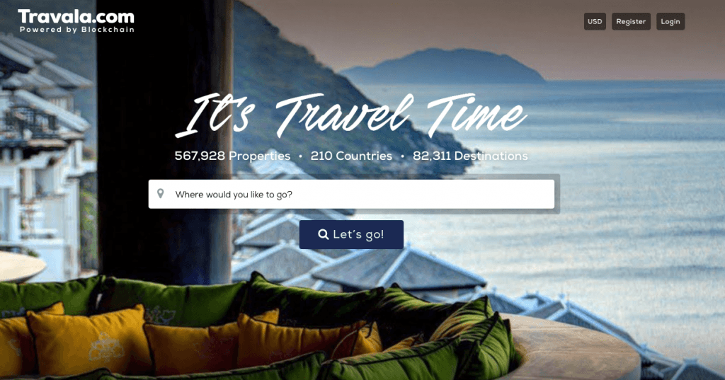 travala-website-screenshot
