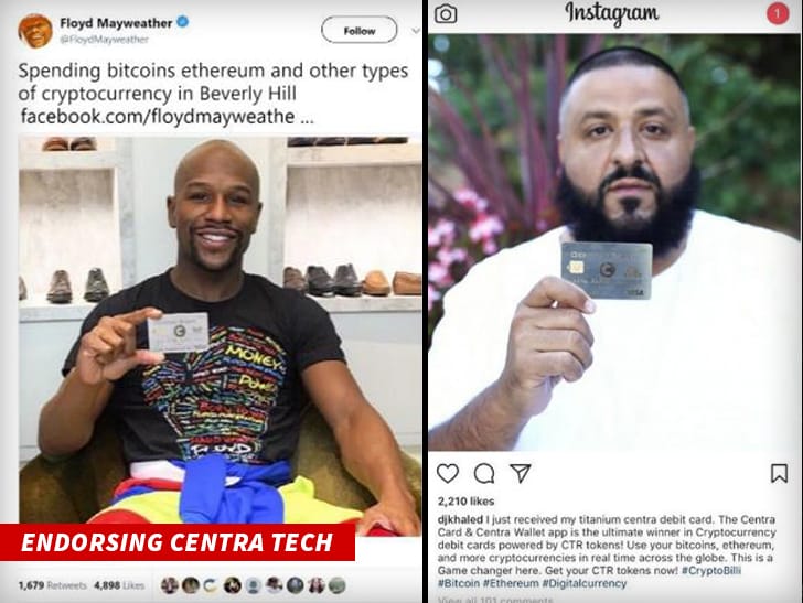 Mayweather and DJ Khaled are shilling Centratech