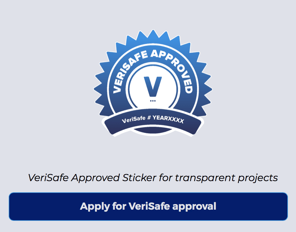 Apply for Verisafe approval