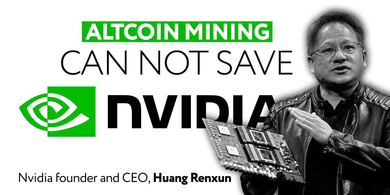 altcoin mining cannot save nvidia