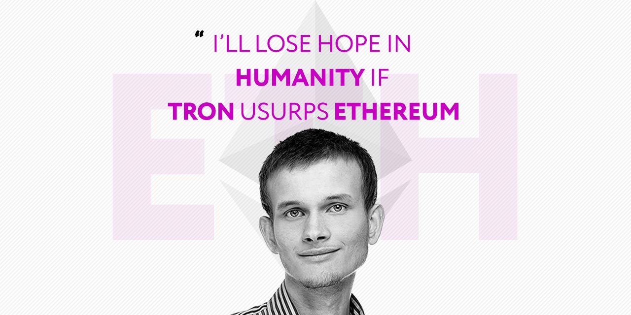 Tron Justin Sun Vitalik Ethereum