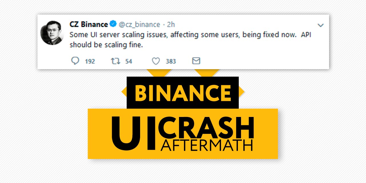 Binance UI Crash