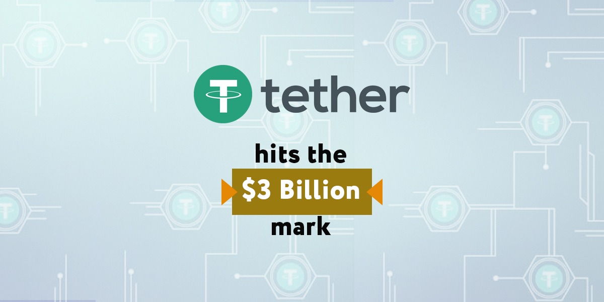 It has been a good week for Tether Limited and its USDT coin. The company saw its stable coin reach a market cap valuation of 3 billion US dollars.