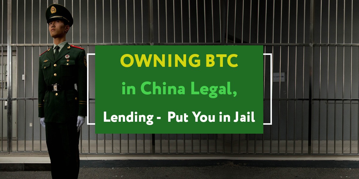 It is still legal to own Bitcoin in China despite the government blanket ban on trading.