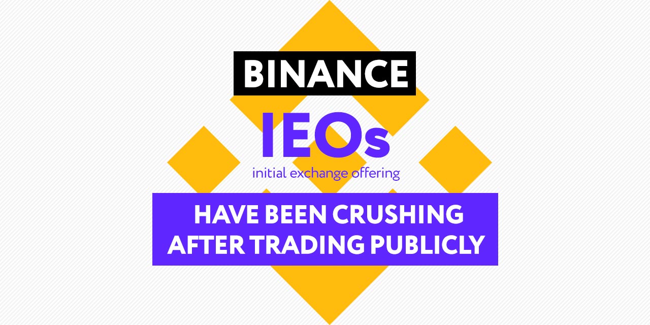 Binance IEOs and Dropping pic