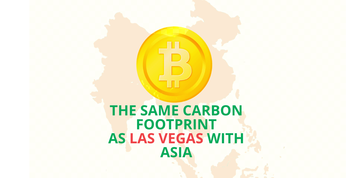 Bitcoin has the same carbon footprint