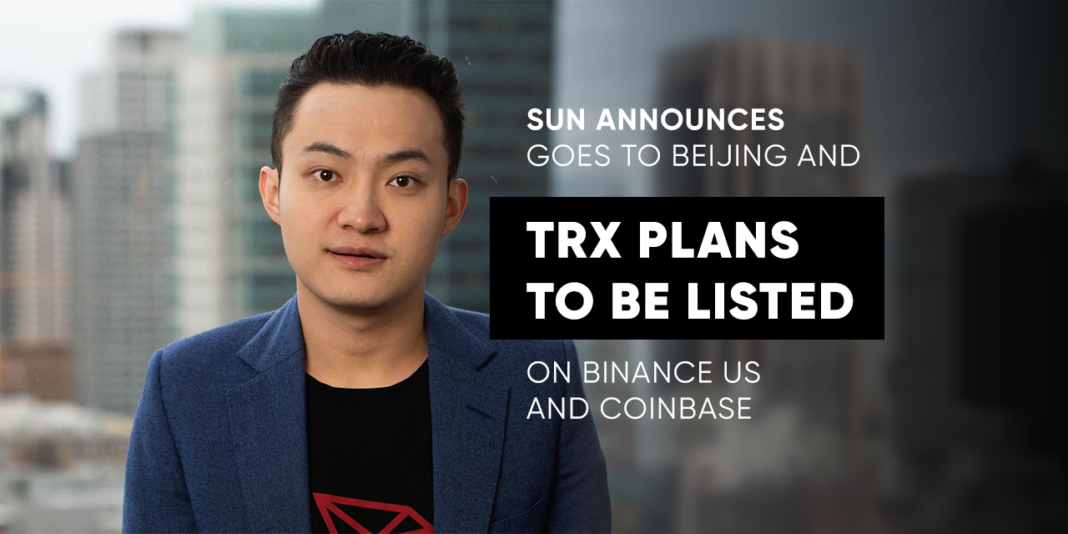 TRX Binance US Coinbase