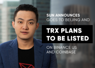 TRX Binance US Coinbase