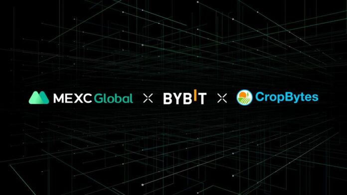 CropBytes lists on MEXC Global and Bybit